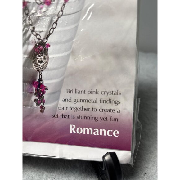 Annies Simply Beads Kit W/Romance Design & Pink Crystals For DIY Jewelry Making - Picture 3 of 7